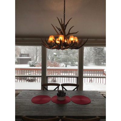 Brainerd 5 Light Unique Classic Traditional Chandelier with Hand Blown Glass Accents Brainerd 5 Light Unique Classic Traditional Chandelier with Hand Blown Glass Accents
